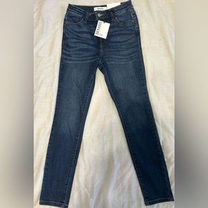 Zenana Outfitters Women's Skinny Jeans - Dark Blue